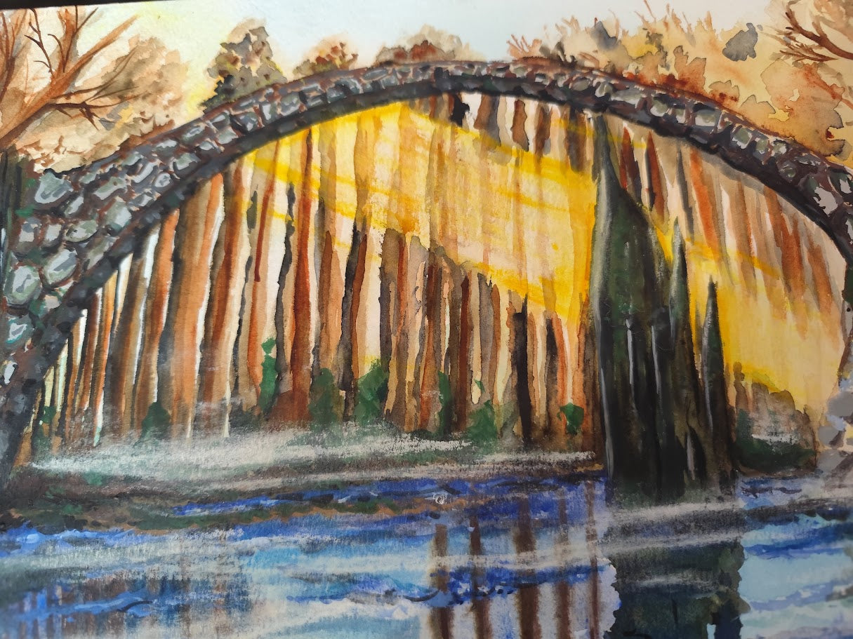Rakotzbrücke im Herbst